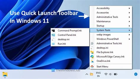 Enhancing Efficiency with Quick Launch Toolbar Program Links