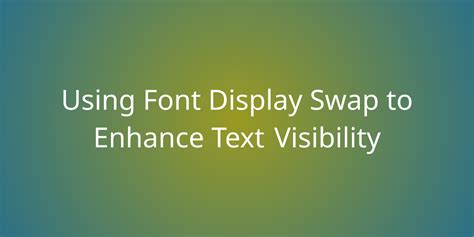 Enhancing text visibility during presentation mode