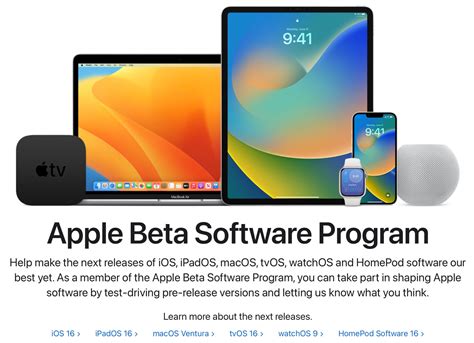 Enroll in the iOS 16 Beta Program