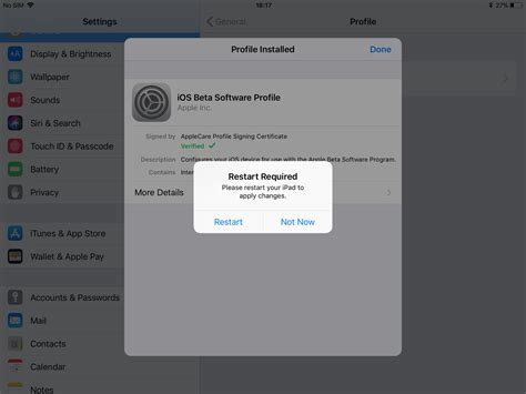 Enrollment in the iOS Beta Software Program