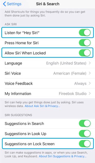 Ensure Siri is Enabled on Your iPhone