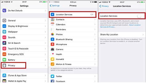 Ensuring Location Services are Enabled for iPhone Locator