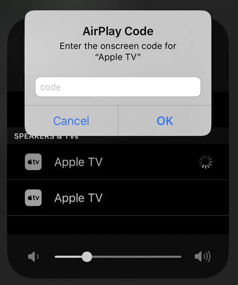 Entering AirPlay Code on Xiaomi TV