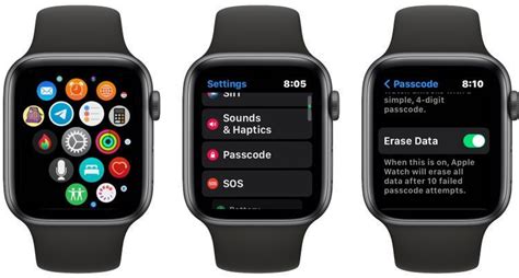Erasing Data from Your Apple Timepiece