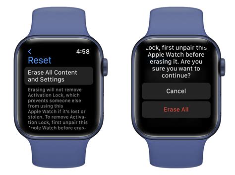 Erasing Data from Your Apple Watch Remotely