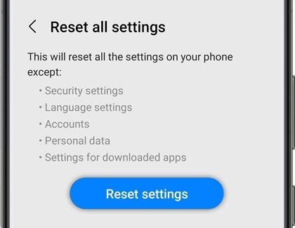 Erasing the Data and Resetting the Device