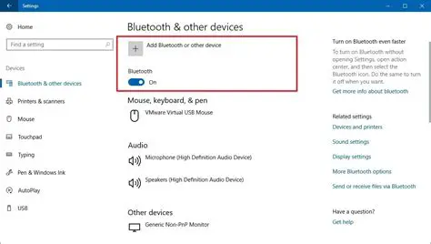 Establish a Bluetooth Connection on your device