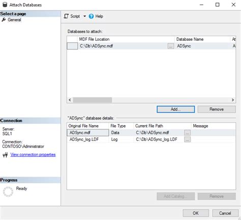 Establishing a Connection with a Distant Microsoft SQL Server Database