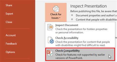 Evaluating the Features and Compatibility Options