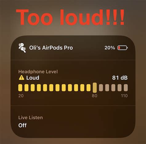 Evaluating the Recommended Volume Levels for Headphone Usage