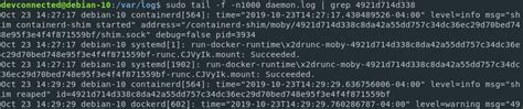 Examining Docker Daemon Logs