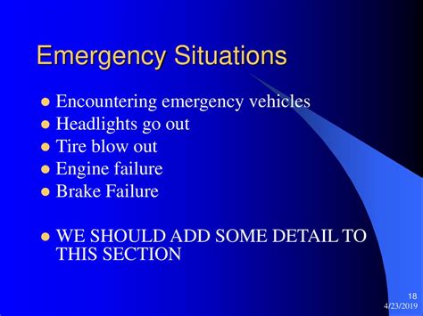 Examining the Emotional Impact of Encountering an Emergency Vehicle in Dreamscapes