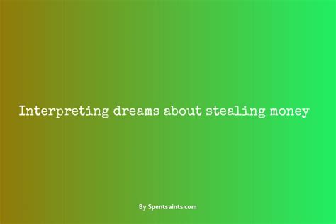 Examining the Emotional Impact of Money Theft Dreams