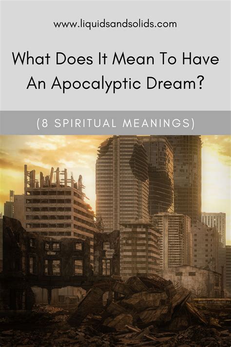 Examining the Psychological Significance of Dreaming about the Apocalypse