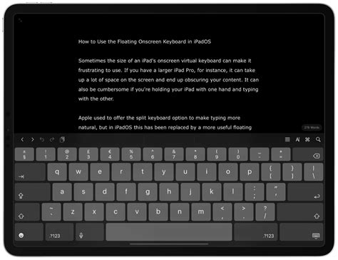 Exploring Customizable Layouts: Discovering Options for the Split Keyboard Experience in iPadOS