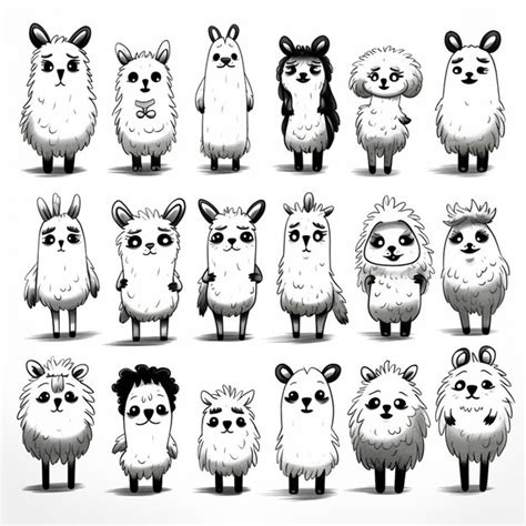 Exploring Different Expressions of Llamas in Dreams