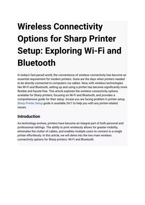 Exploring Options for Wireless Connectivity