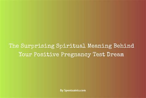 Exploring Personal Associations: How Your Life Experiences Can Influence the Interpretation of a Positive Pregnancy Test Dream