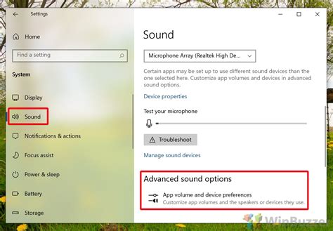 Exploring Sound Settings Options