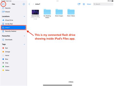 Exploring and Managing Your Flash Drive Files in the Files App