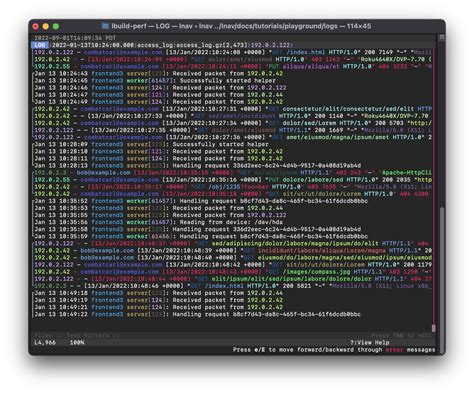 Exploring the Advanced Capabilities of lnav for Log Analysis