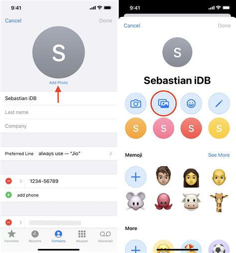 Exploring the Default Contacts Application on Apple's Smartphone