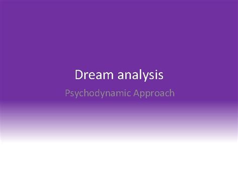 Exploring the Depths: Utilizing Psychodynamic Approach to Analyze Dream Imagery