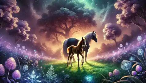 Exploring the Emotional Symbolism of Dreaming about a Mare with a Foal