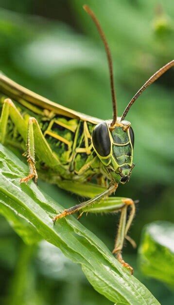 Exploring the Enigmatic World of the Vibrant Green Grasshopper