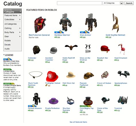 Exploring the Extensive Catalog of Roblox