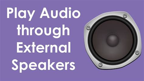 Exploring the Joy of Listening to Music Through External Speakers