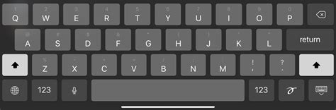 Exploring the Keyboard Layout on an iPad