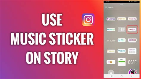 Exploring the Music Sticker Feature on Instagram Stories