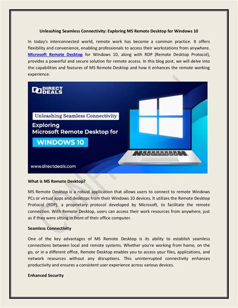 Exploring the Pathway to Remote Connectivity with Windows Updates