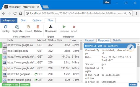 Exploring the Potential of mitmproxy in Windows Applications