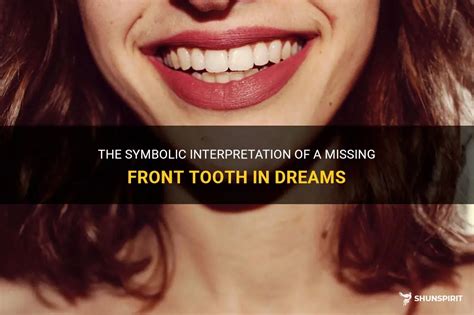 Exploring the Psychological Interpretation of Dreaming about Missing Permanent Teeth