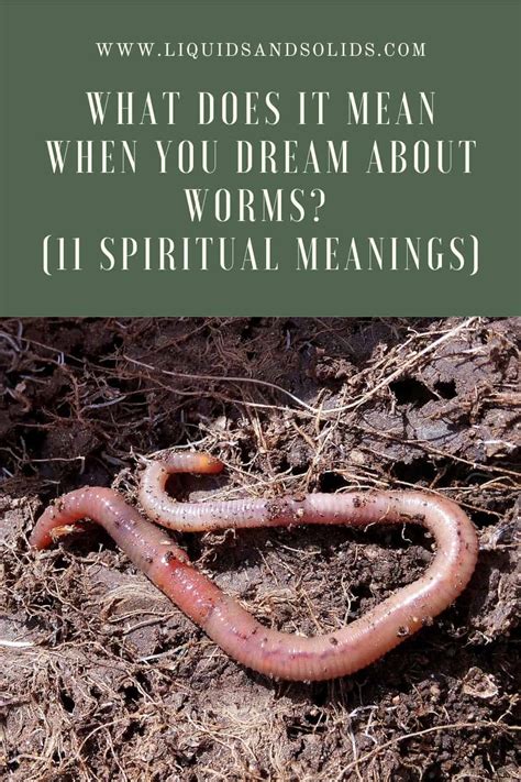 Exploring the Spiritual Significance of Worms in Dreams