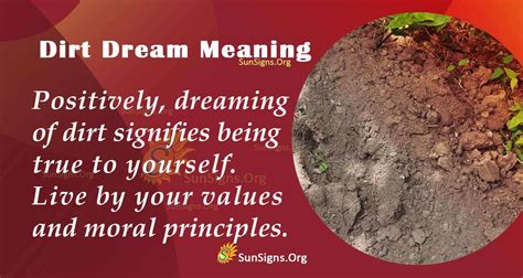 Exploring the Symbolic Meaning of Dirt in Dreams