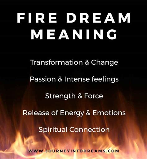 Exploring the Symbolic Meanings Associated with Fire in Dream Imagery