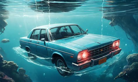 Exploring the Symbolism of Dreaming about Your Vehicle Submerging in a Waterway