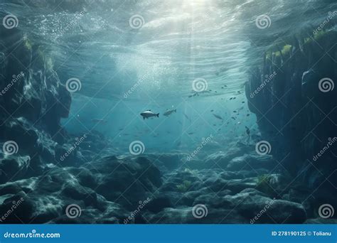 Exploring the Symbolism of a Man Engaging in a Serene Journey through Pristine Aquatic Environments