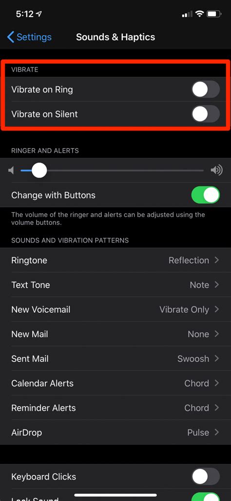 Exploring the Vibration Settings for New Notifications on your iOS Device