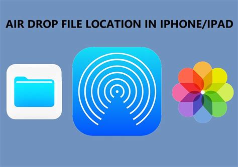 Exploring the default storage location for Airdropped files on iOS devices