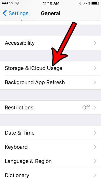 Exploring the occupied storage space of the downloaded iOS update on your device