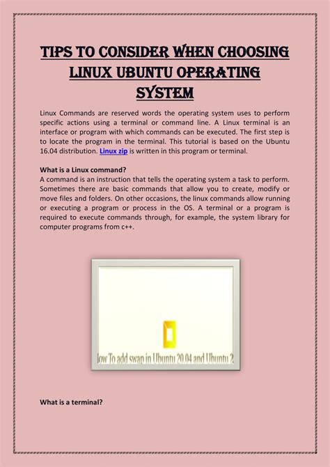 Factors to Consider When Selecting a Linux Operating System