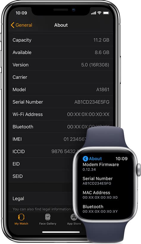 Finding the IMEI on your Apple Watch packaging