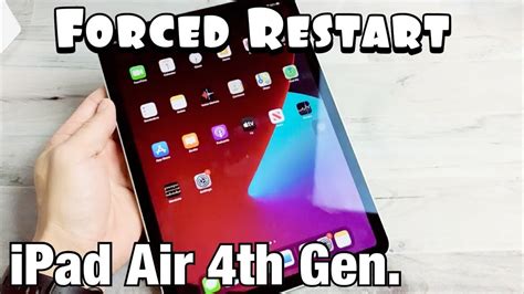 Force Restarting Your iPad Air