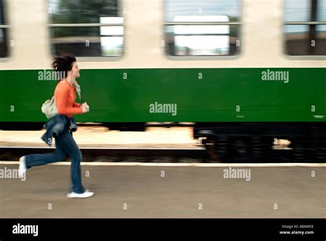 Frantic Efforts to Catch the Departing Train