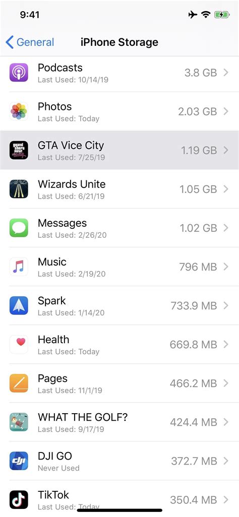 Free Up Storage by Offloading Apps