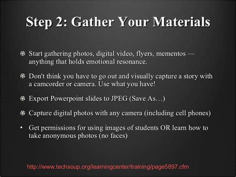 Gather Your Materials